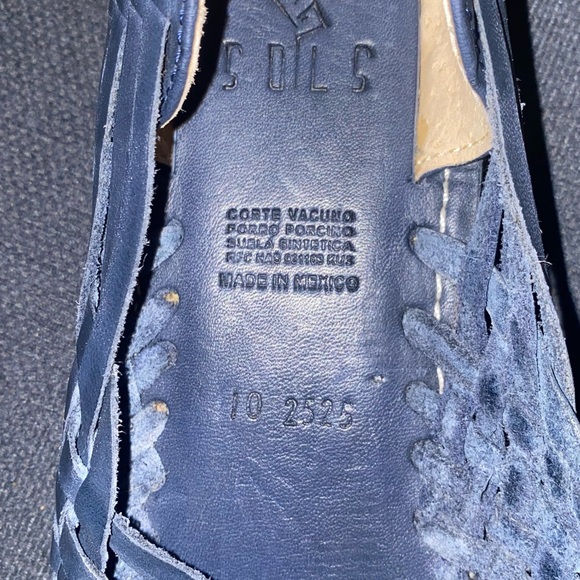 SOLS woman’s huaraches blue size 10 - Picture 4 of 7